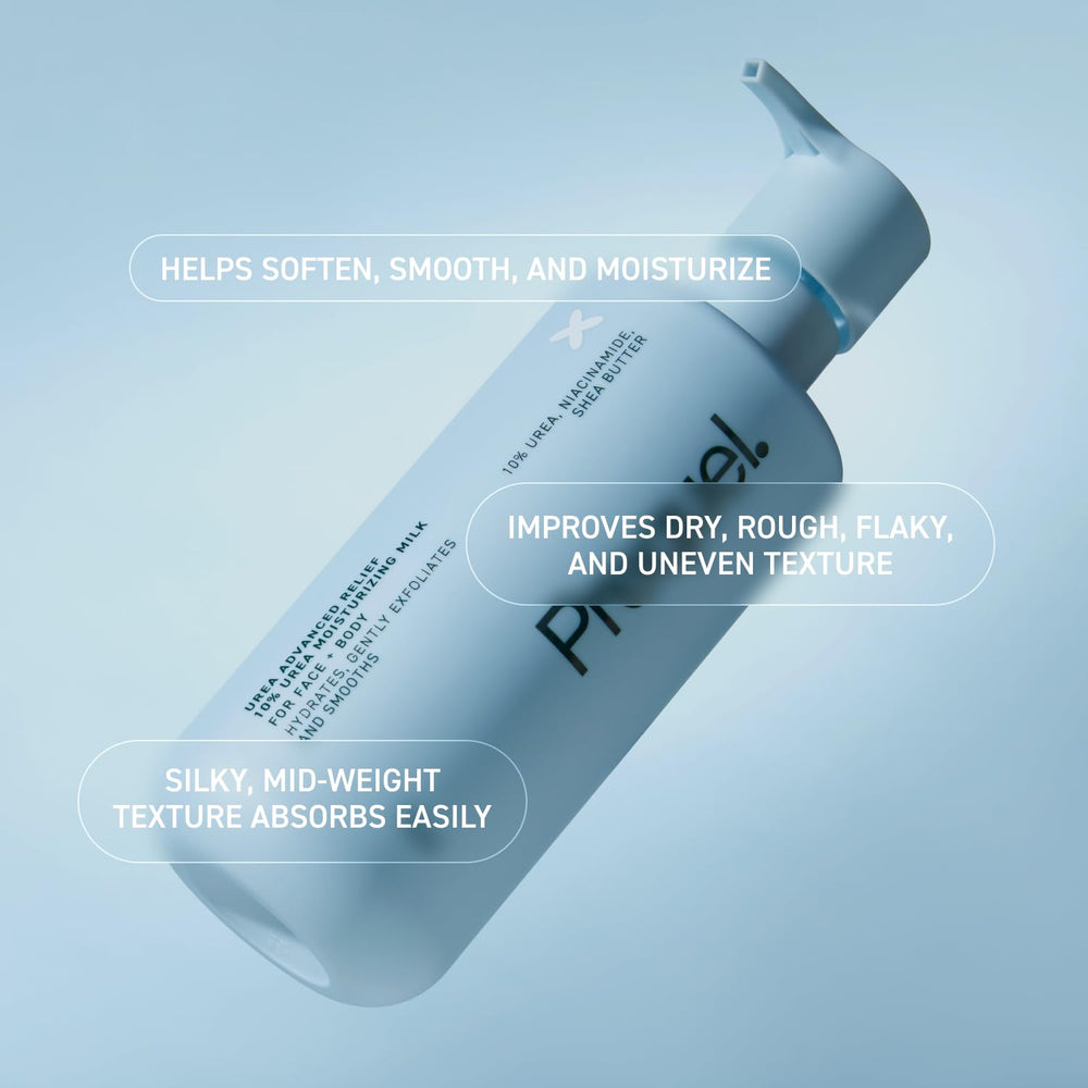 Prequel Skin Urea Advanced Relief Milk duo-pack packaging emphasizes value and convenience.