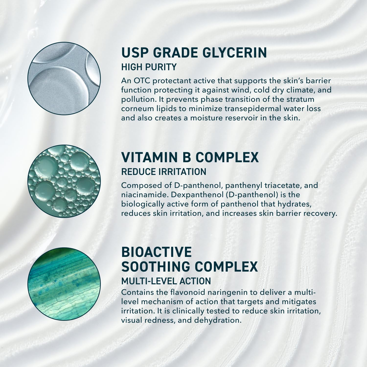 Prequel Skin Utility Gel on hand during application for soothing moisture.