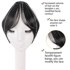 Pretelytiti Bangs Hair Clip adjustable length lets you tailor the fringe to your features.