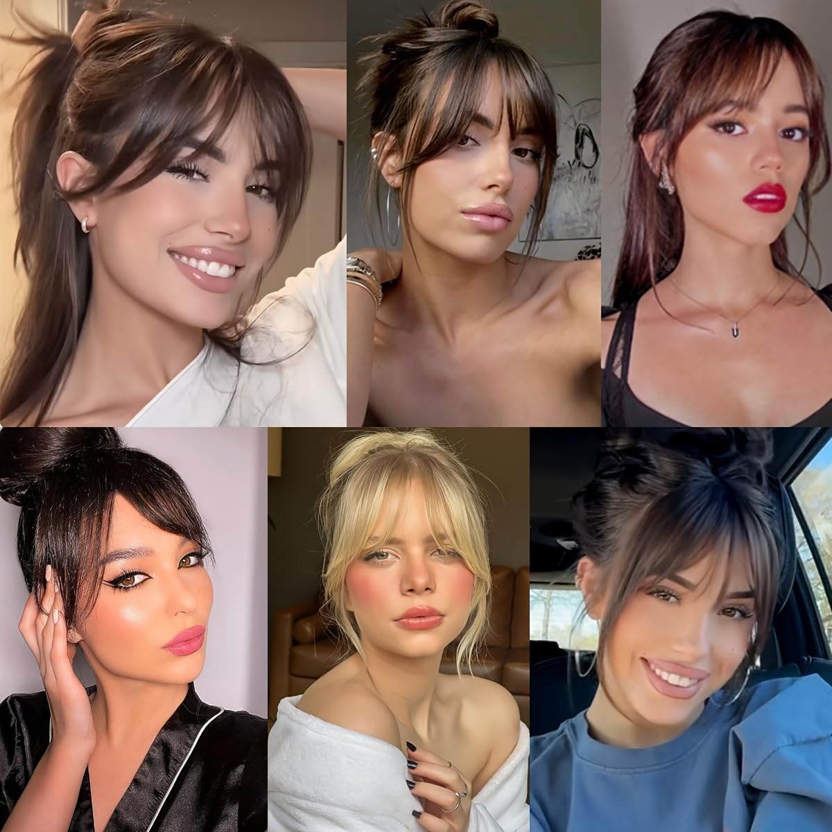Pretelytiti Bangs Hair Clip forehead fringe conceals minor imperfections.