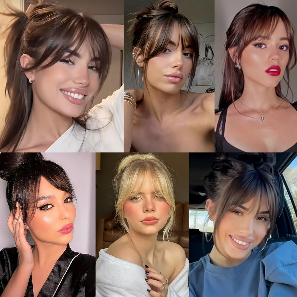 Pretelytiti Bangs Hair Clip forehead fringe conceals minor imperfections.