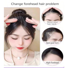 Pretelytiti Bangs Hair Clip with temples provides secure, seamless daily wear.