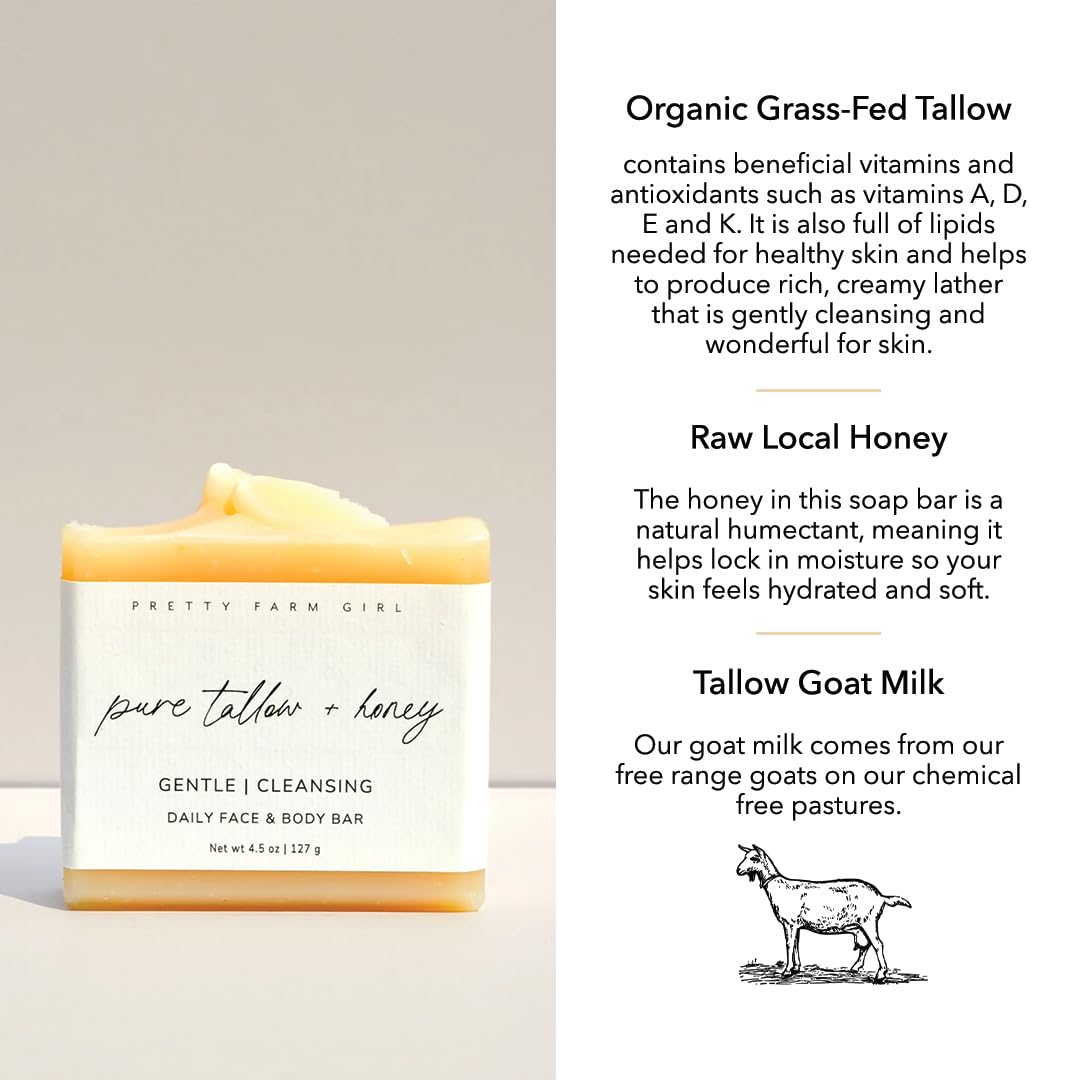 Pretty Farm Girl Gentle Cleanse for dry and sensitive skin.
