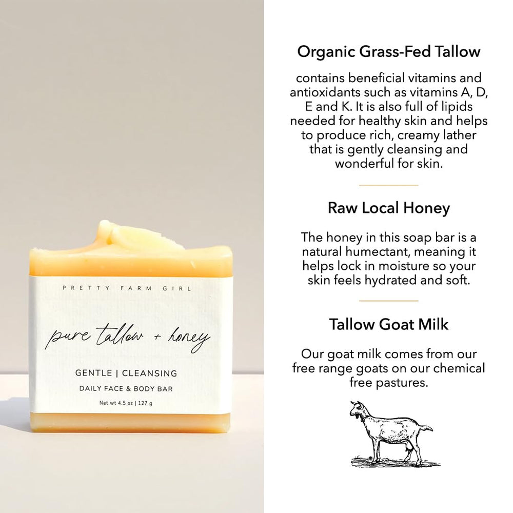 Pretty Farm Girl Gentle Cleanse for dry and sensitive skin.