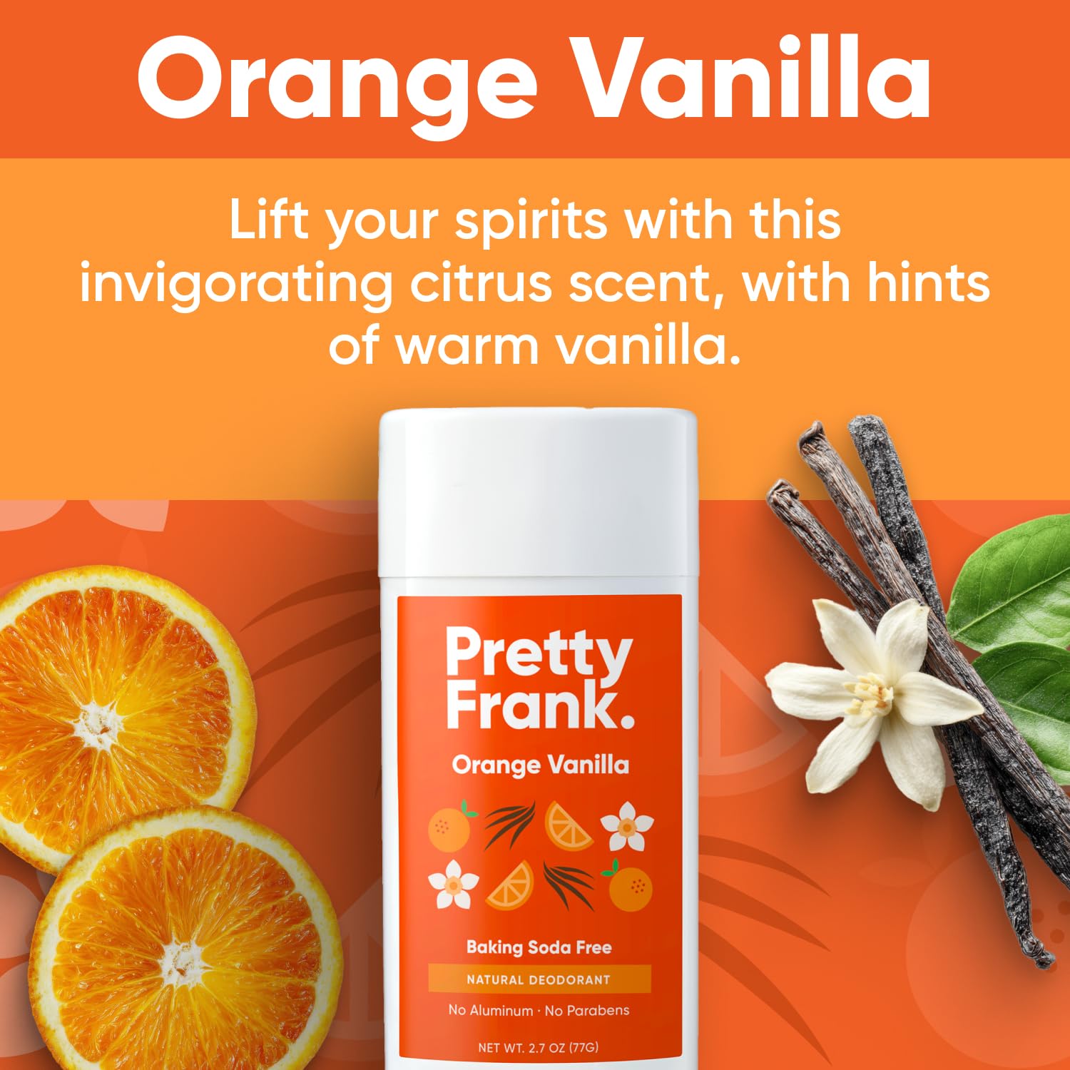 Pretty Frank application swipe demonstrates quick, mess-free use for busy mornings.
