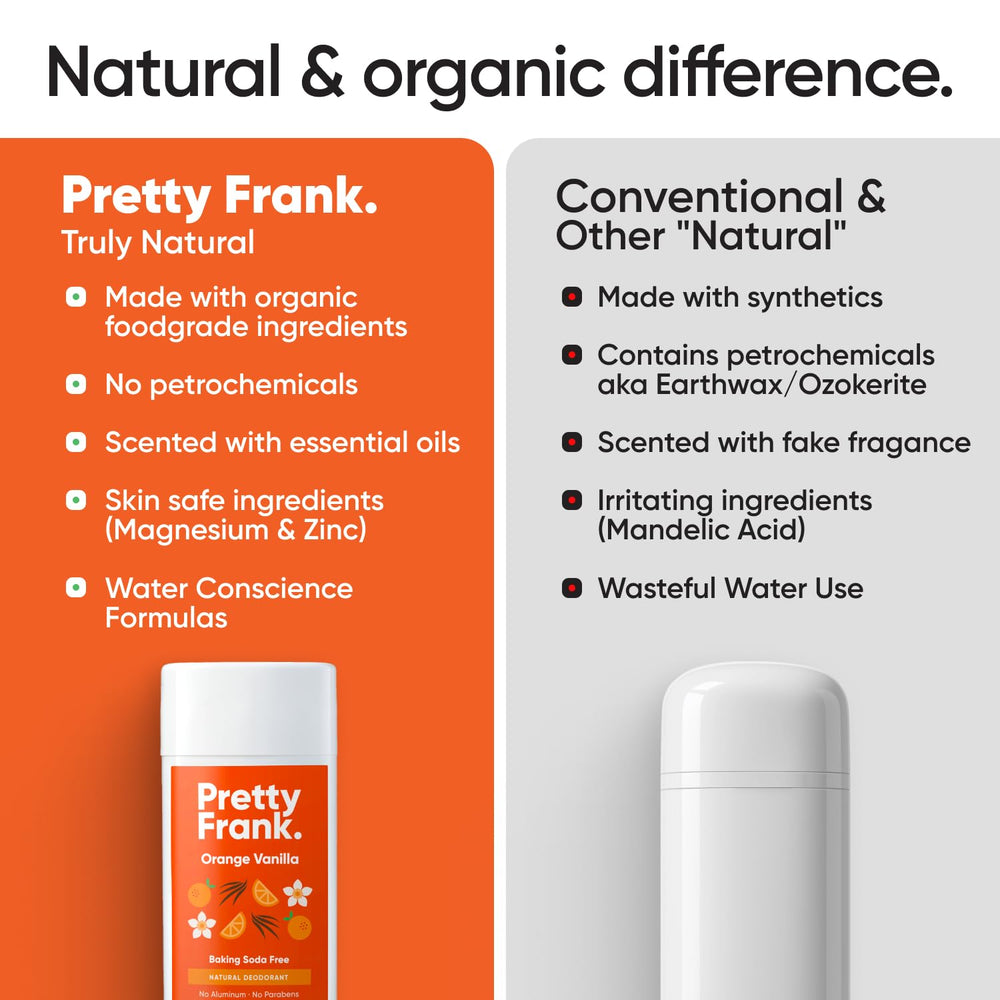 Pretty Frank packaging with eco-friendly labels supports sustainable shopping and easy disposal.