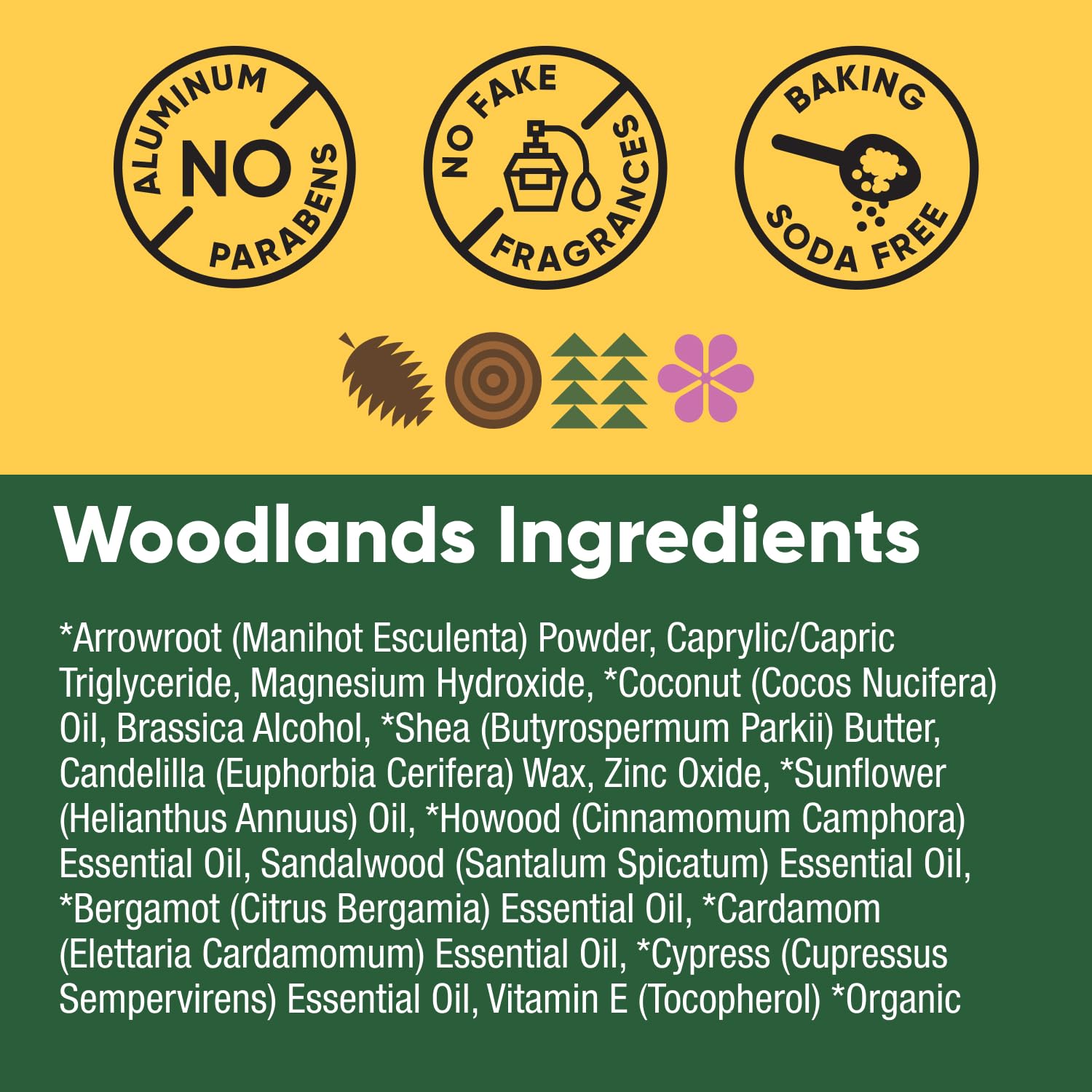 Pretty Frank Woodlands scent with bergamot and sandalwood notes