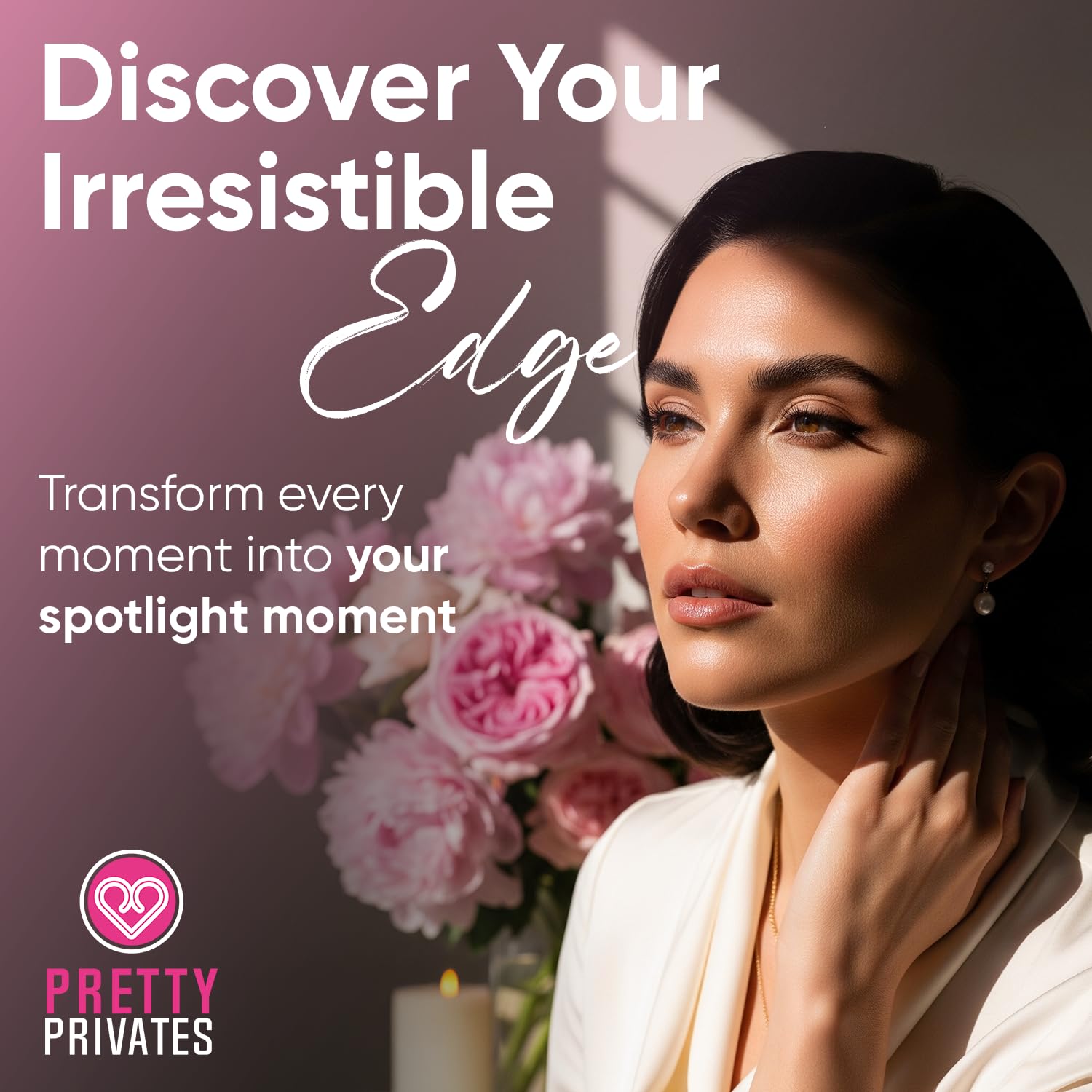 Pretty Privates night scent roll-on bottle for evening allure and long-lasting presence.