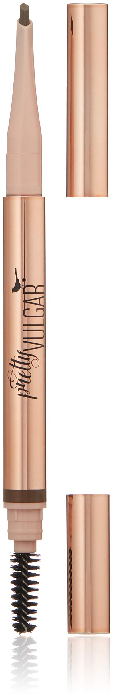 Pretty Vulgar Brow Pencil with angle lead enhances precise brow shaping.