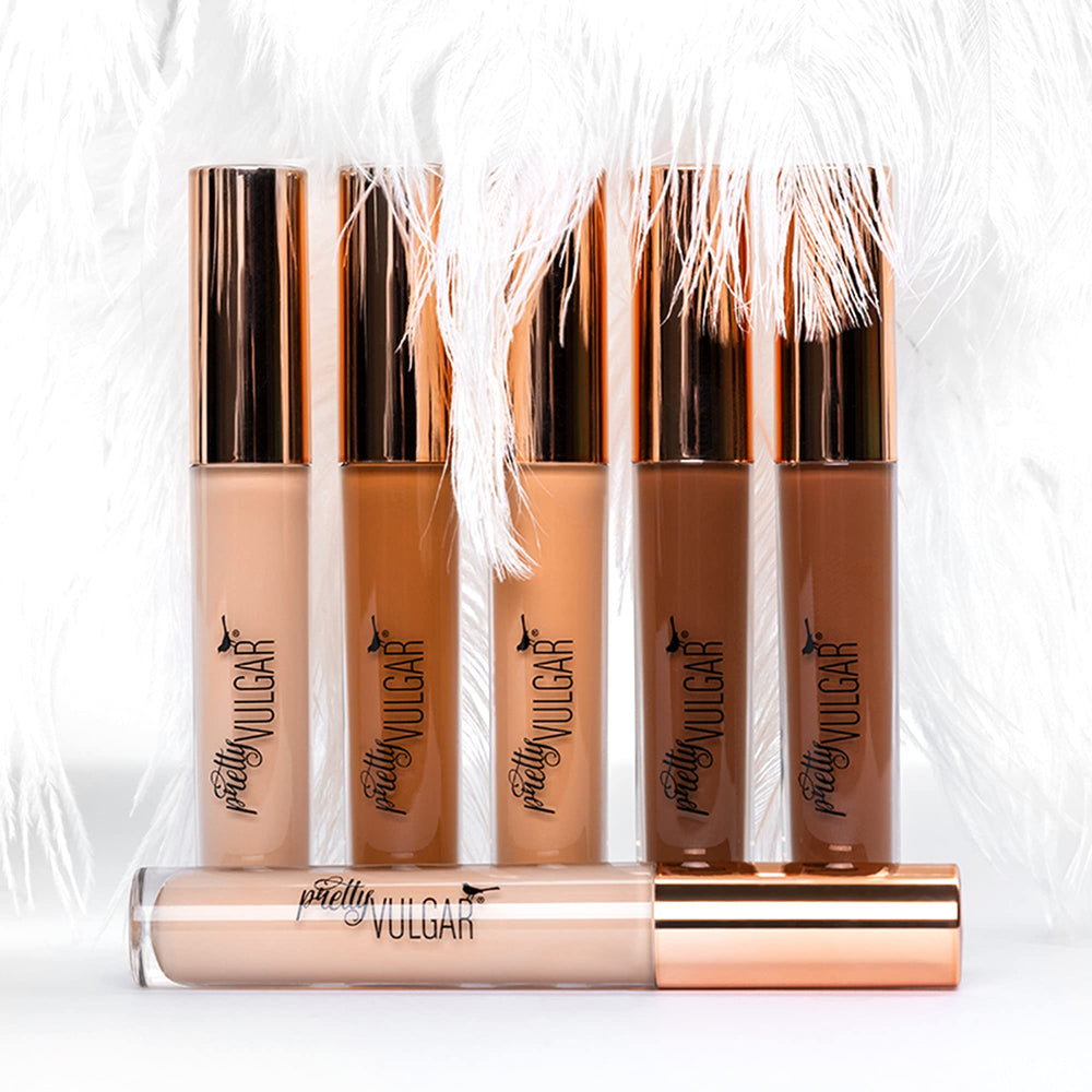 Pretty Vulgar Under Cover Concealer hides dark circles and blemishes.