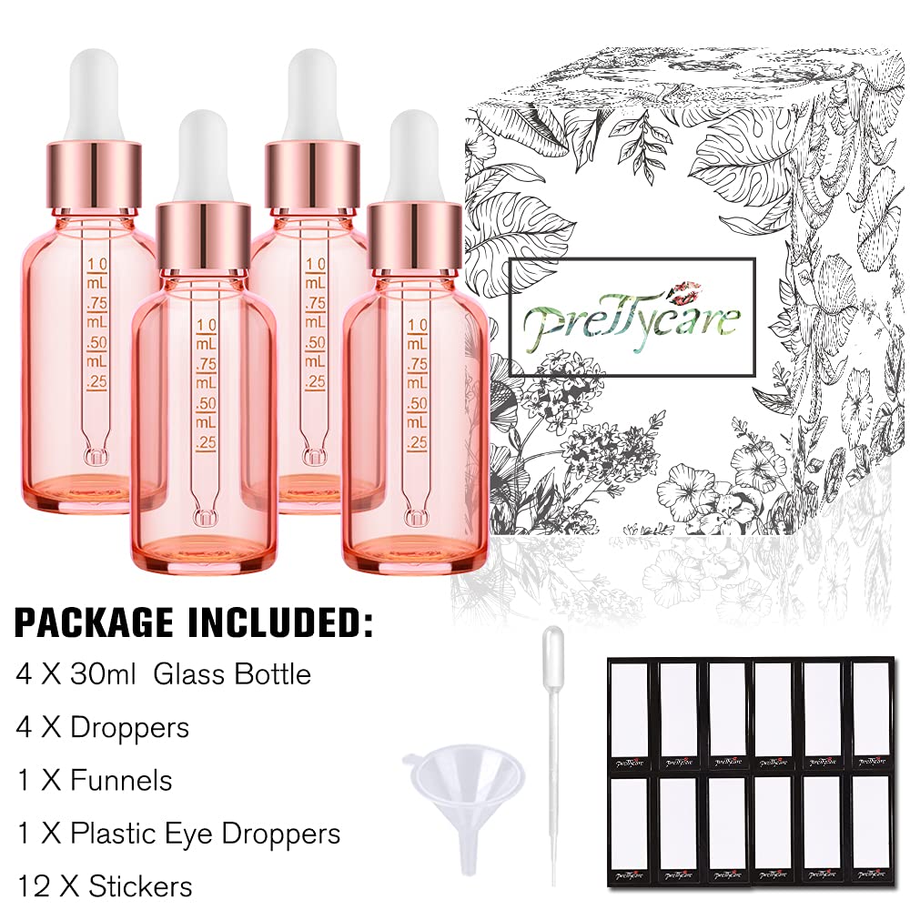 PrettyCare travel-ready 30ml bottle set for on-the-go routines.