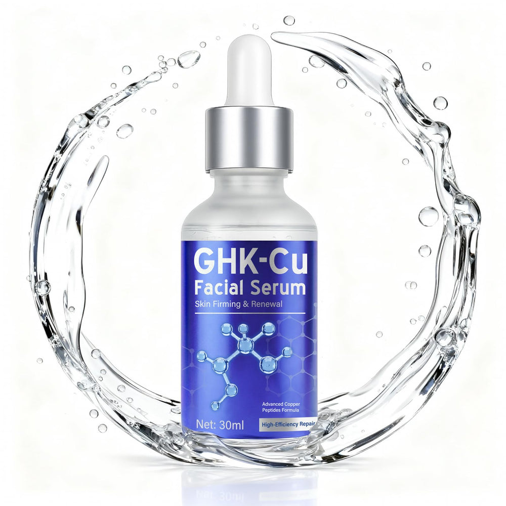 Prettypum GHK-Cu serum bottle ready for daily skin care