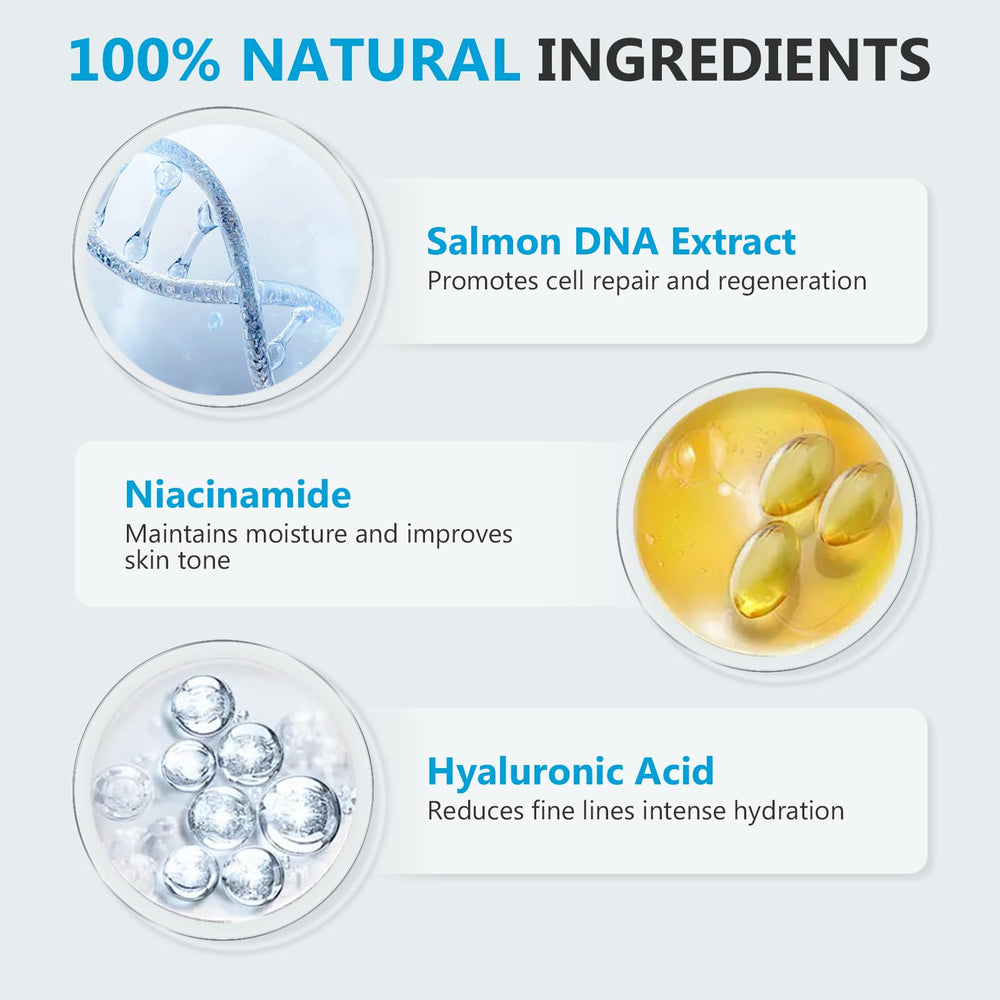 Prettypum Salmon DNA Ampoule skin texture after use showing improved smoothness
