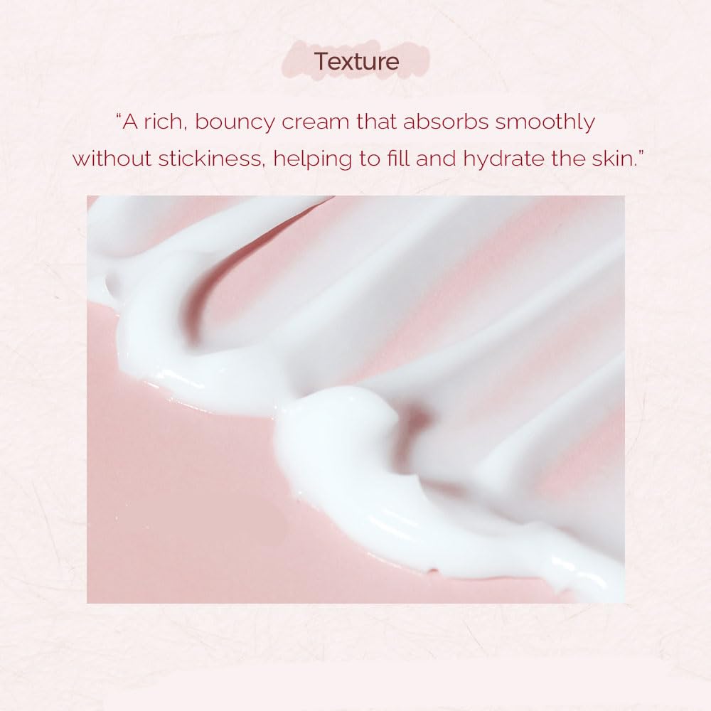 PRETTYSKIN ginseng extract retinol multi cream application demonstrates quick absorption.