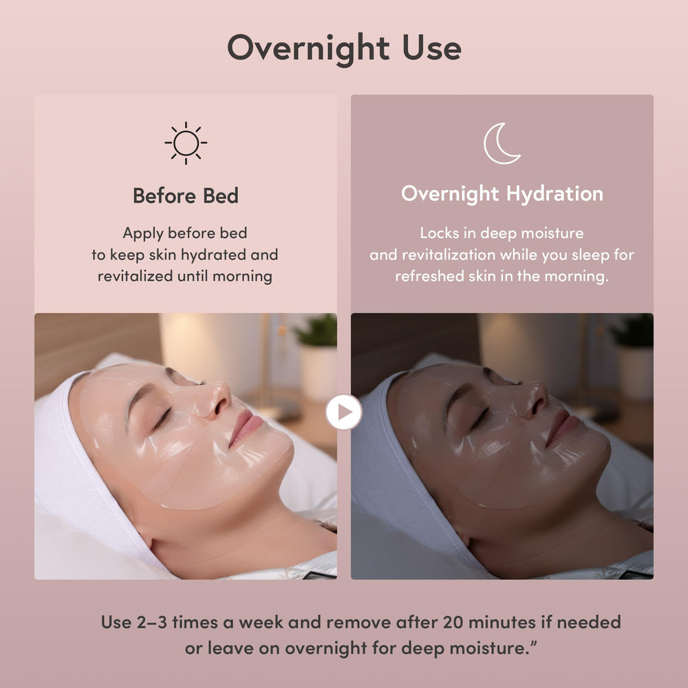 PRETTYSKIN hydrogel cooling gel texture image promises refreshing, non-sticky moisture