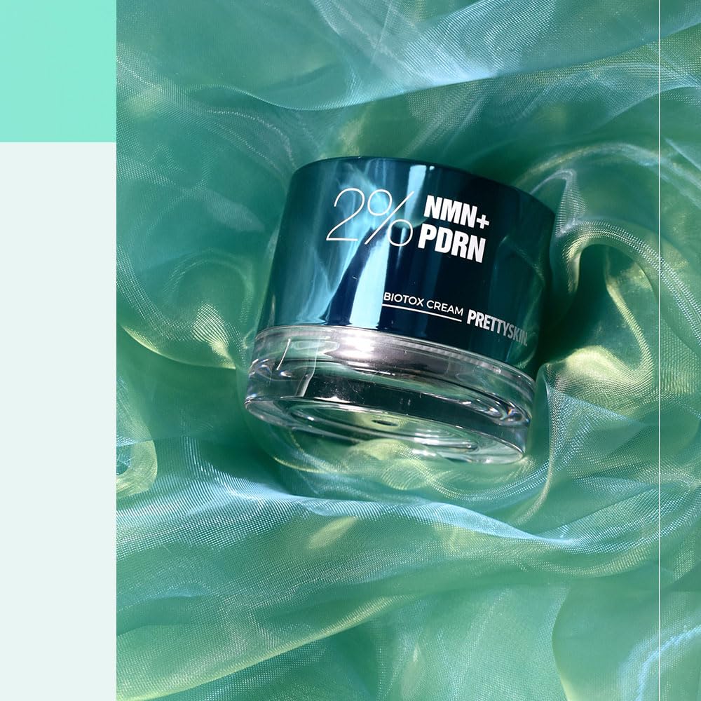 Packaging shot of PRETTYSKIN NMN+PDRN facial cream