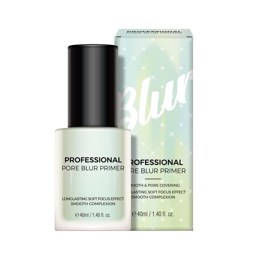 PRETTYSKIN Primer bottle close-up for a smooth makeup base.