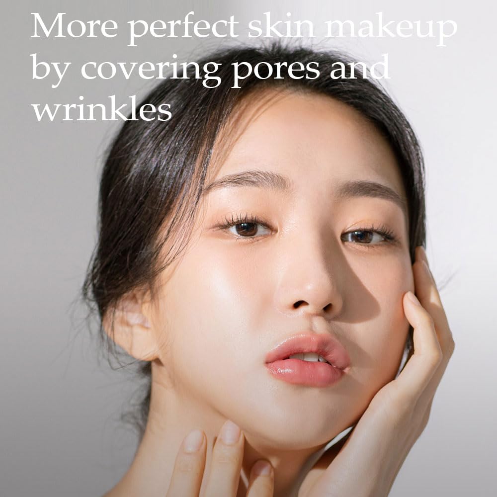 PRETTYSKIN Pore Silk Primer micro-powder minimizes pores for refined complexion