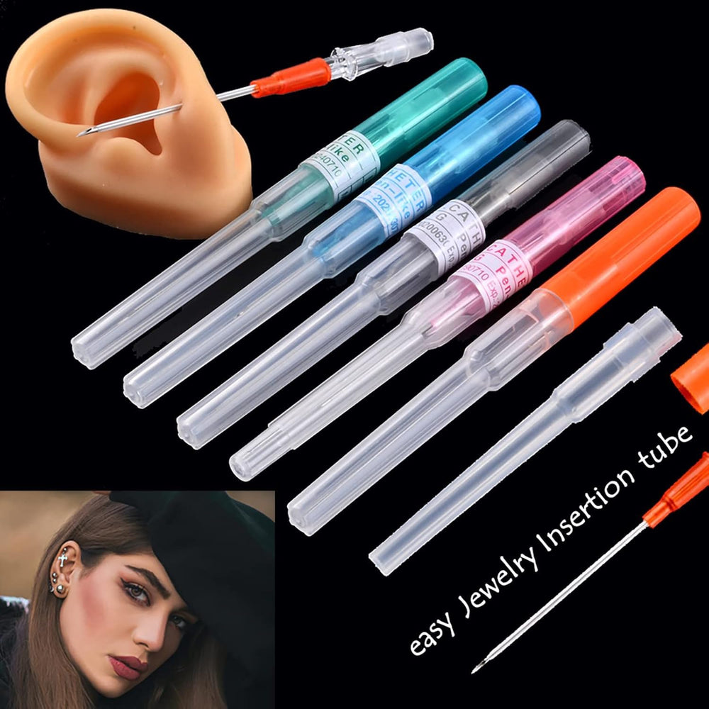 Prgislew catheter piercing 20G option suitable for versatile body jewelry placements