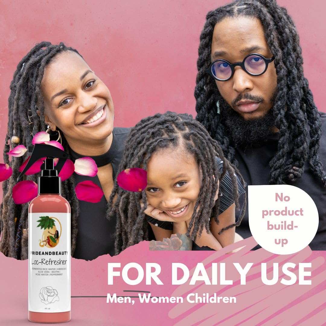 PRIDE AND BEAUTY Refreshing Morning Routine captures a quick locs perk-up