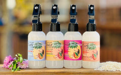 PrideandBeauty Fermented Rice Water Refresher mist on hair for quick detangling and refresh