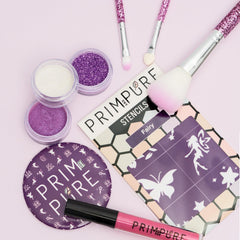 Prim and Pure lip gloss for gentle color during pretend play.