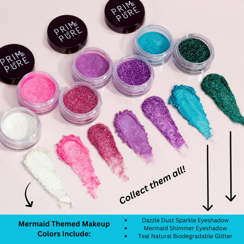 Prim and Pure Mermaid Blue lip gloss for gentle shine on kids.
