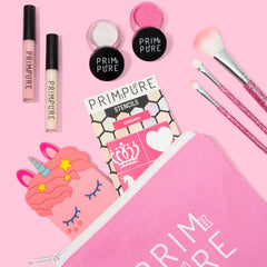 Prim and Pure mineral eye shadow palette with safe colors for kids