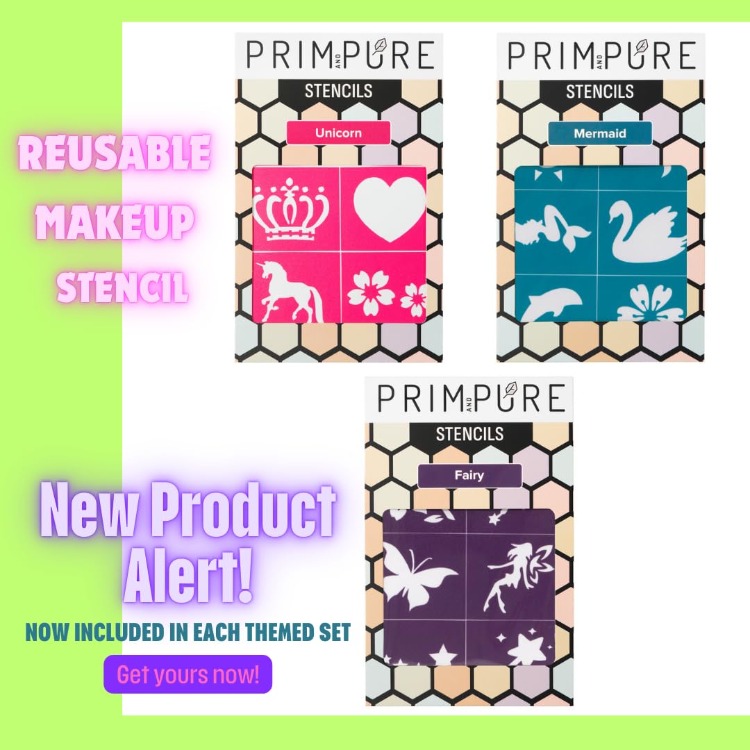 Prim and Pure unicorn mirror close-up showcasing a charming party accessory