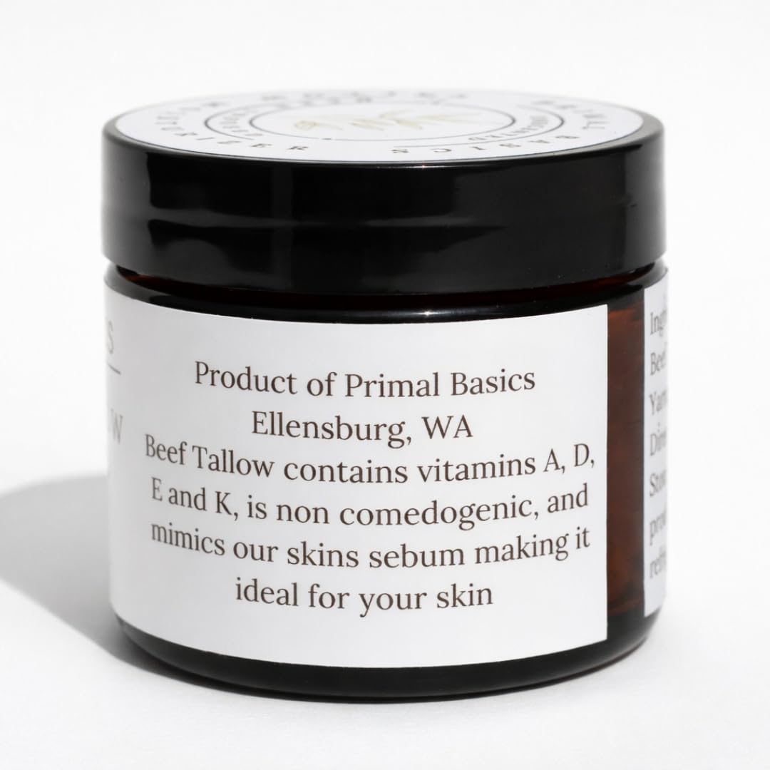 Primal Basics no water no parabens label conveying clean ingredients.