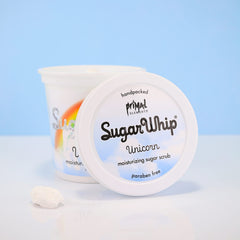Whipped Sugar Whip texture creating a creamy lather for cleansing.