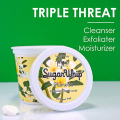 Primal Elements Sugar Whip exfoliating sugar grains, natural hydrator for moisturized skin.