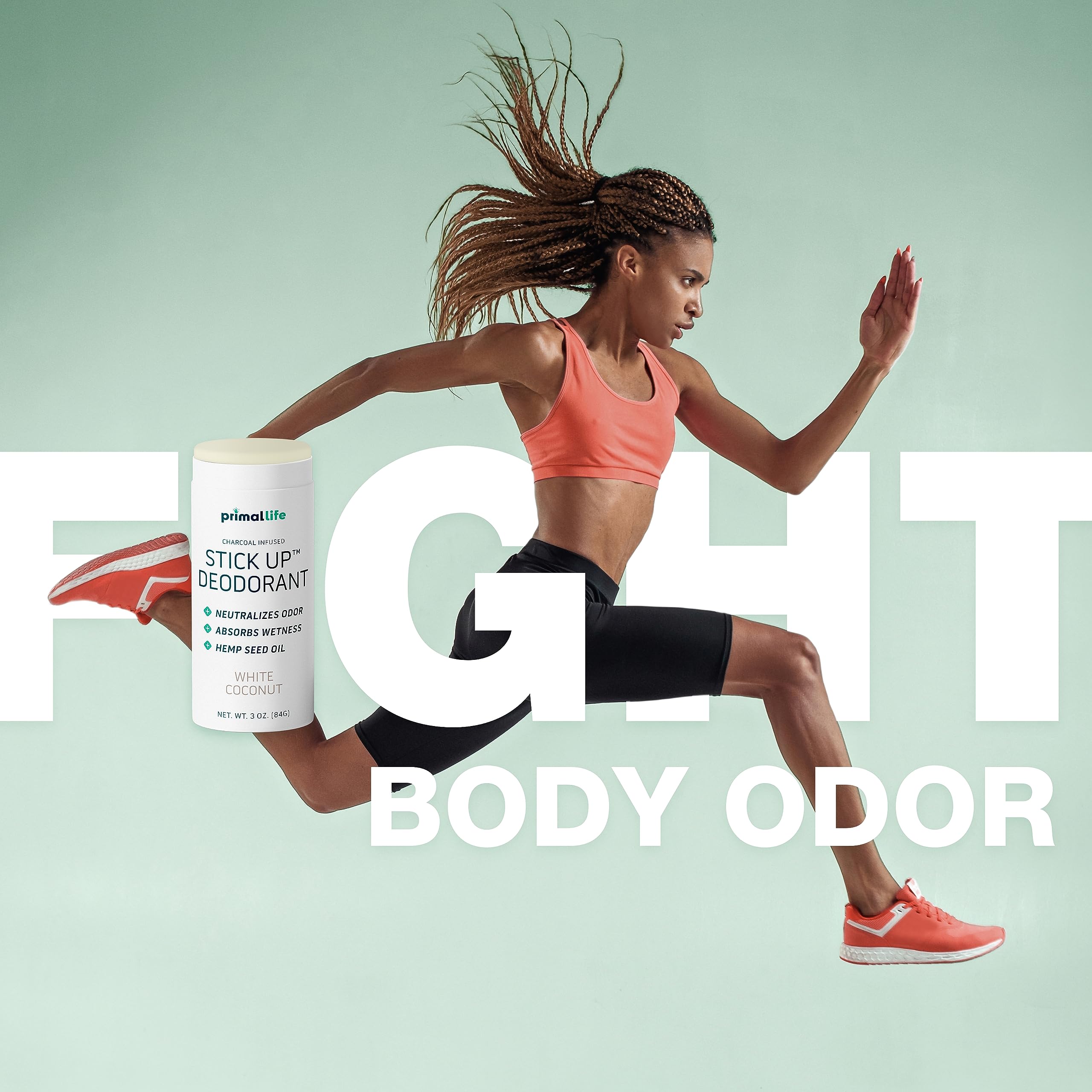 Travel-ready Stick Up deodorant for on-the-go freshness with White Coconut.