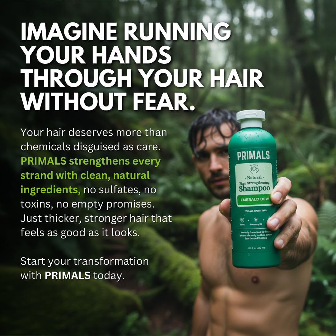 PRIMALS all-hair-types visual shows versatile use across textures.