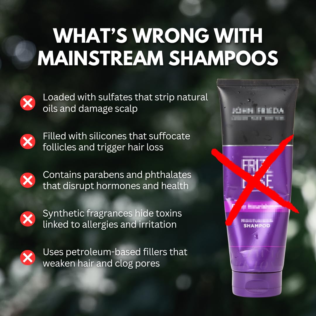 PRIMALS shampoo with raw honey nourishes hair for a thicker appearance.