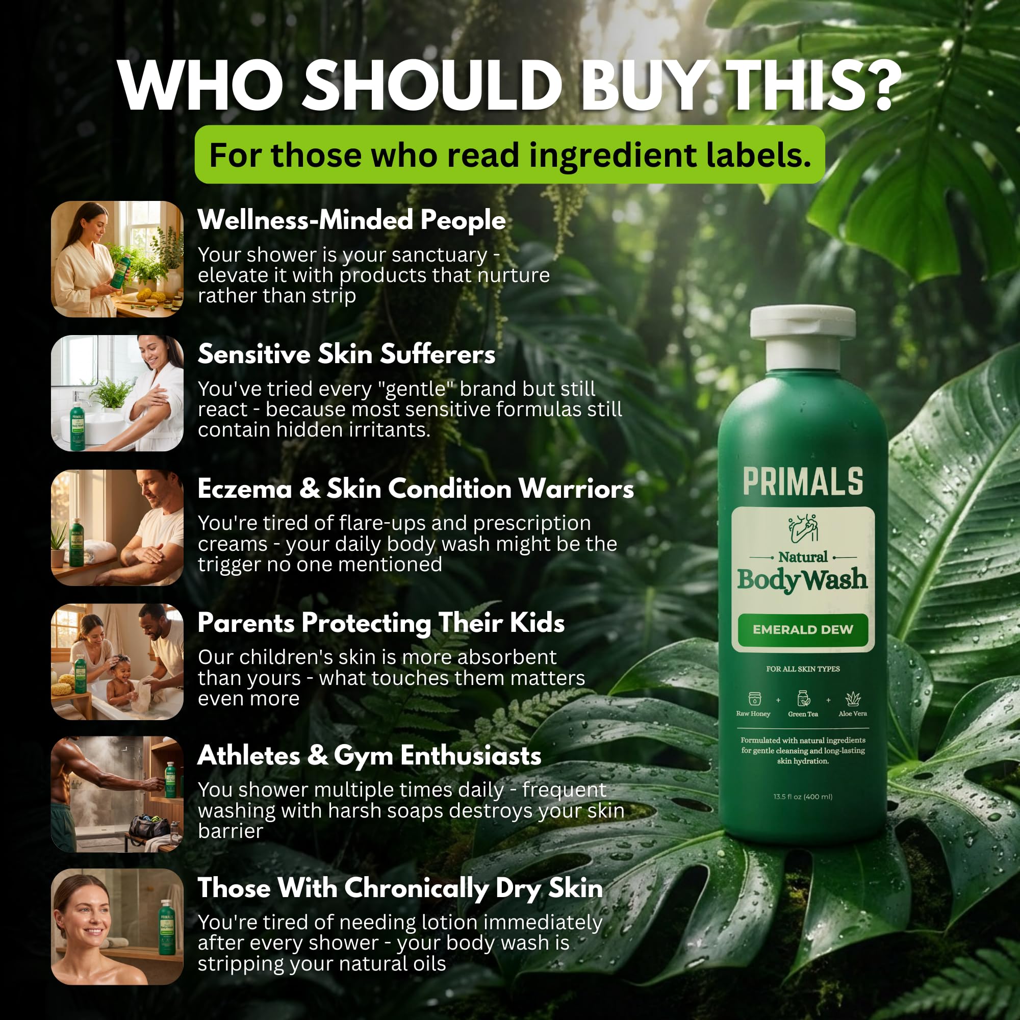 PRIMALS On-shelf display conveys refreshing honeysuckle fragrance