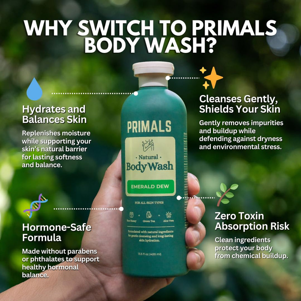 PRIMALS Raw Honey jar highlights nourishing cleansing with hydrating properties