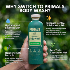 PRIMALS Raw Honey jar highlights nourishing cleansing with hydrating properties