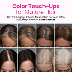 Prime Prometics powder fills thinning areas for fuller-looking hairlines.