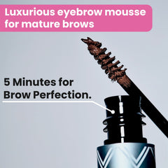 Prime Prometics PrimeBrow Complete brow tint applied for quick color.