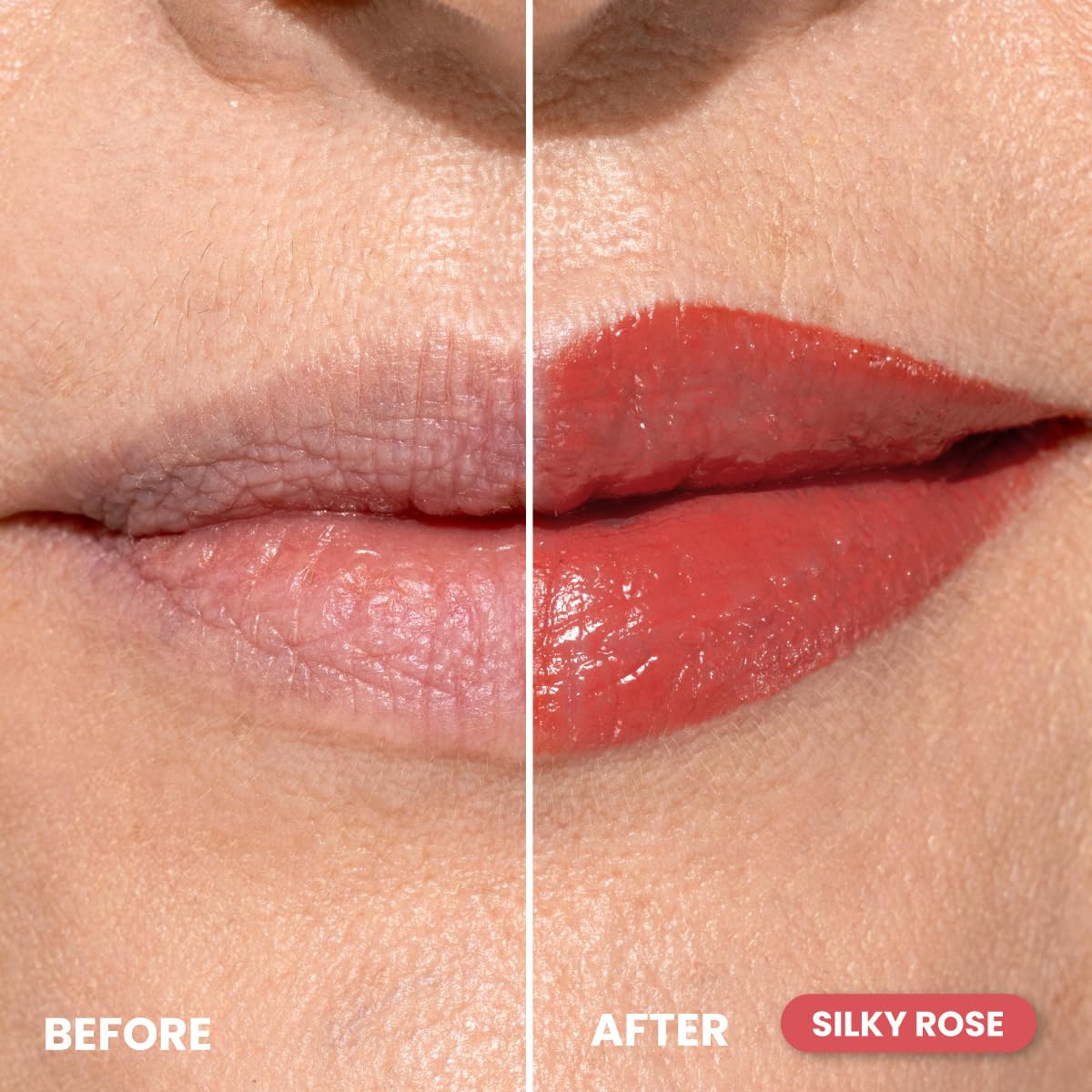 PrimeLip rich rose shade delivers buildable color without heaviness