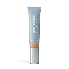 PrimePrometics PrimeSkin CC+ Cream bottle shows lightweight hydration for mature skin.