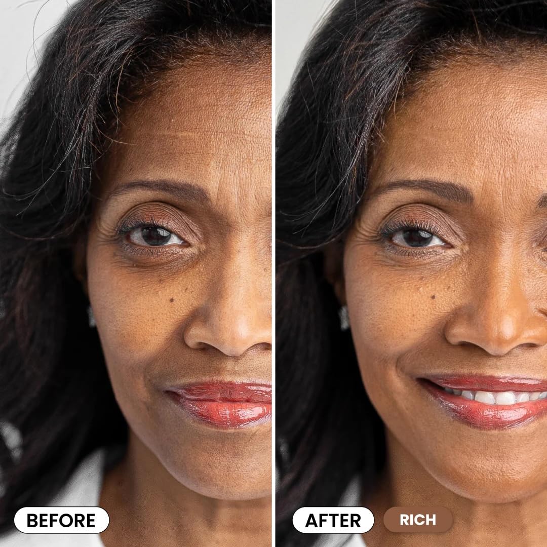 PrimePrometics PrimeSkin CC+ swatch showing adaptive coverage for natural tone