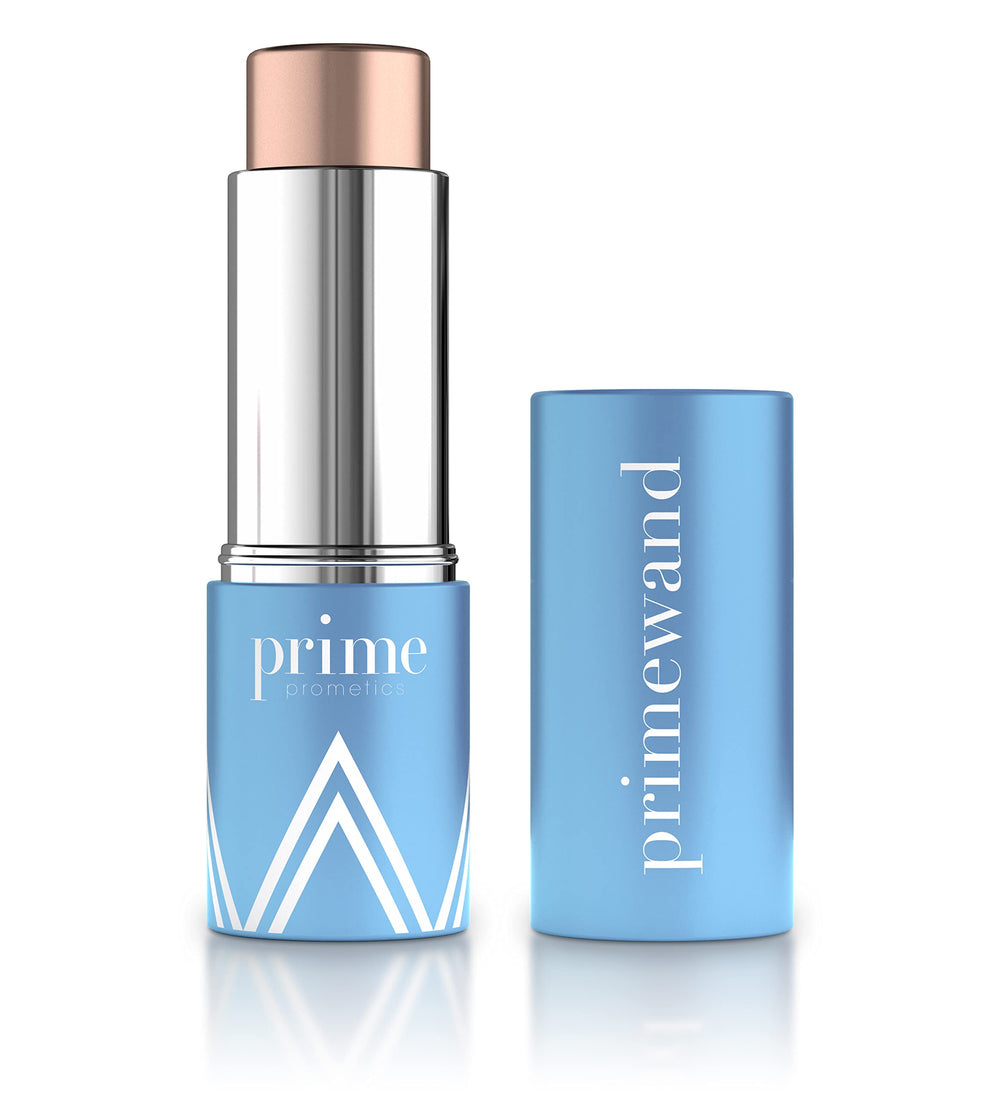 Prime Prometics PrimeWand Pearl on eyelids for a bright, even glow