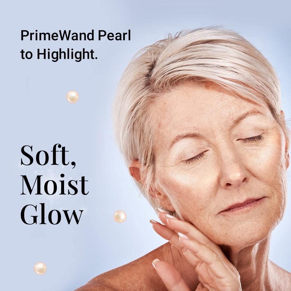Prime Prometics PrimeWand Pearl on nose bridge enhances radiance
