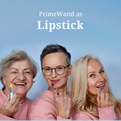 Lip color with PrimeWand Pigment for flexible styling