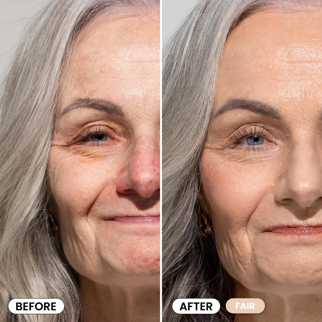 PrimePrometics PrimeSkin CC+ Cream application with brush for seamless blend.