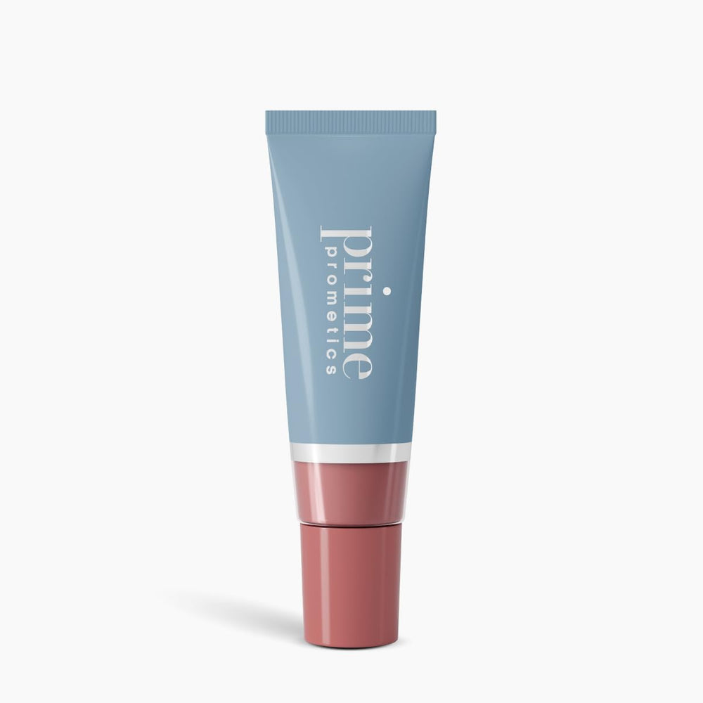 PrimeLip SPF 35 lip oil bottle view with UVA/UVB protection.