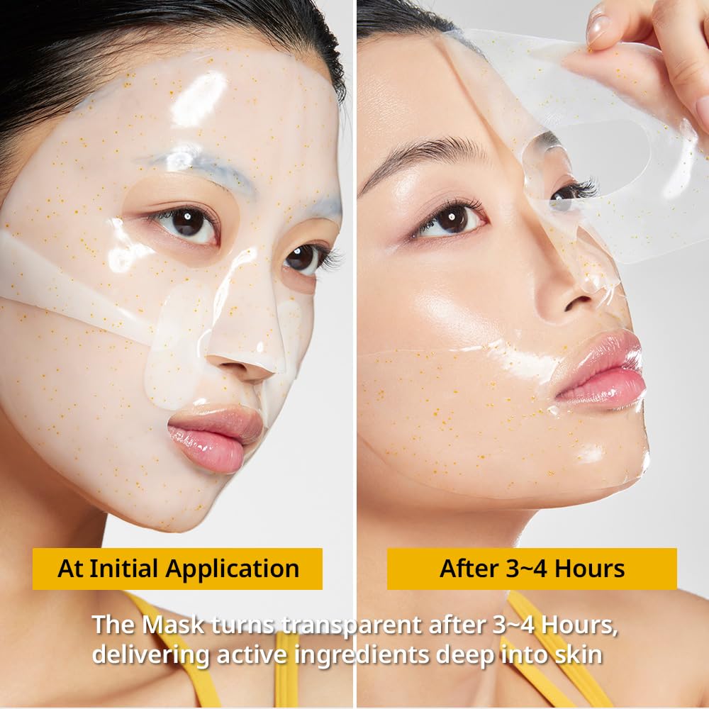 Primera PRMR Gel Mask in use shows comfortable, non-greasy texture.