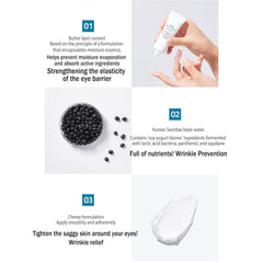 Priming Water Eye Cream featuring soybean extract to soothe the eye area.